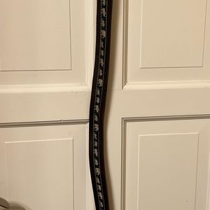 Rare Vintage handmade leather belt with animals patterns